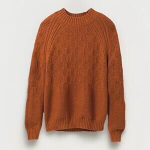 prAna Sky Meadow Sweater Women's Size XS Organic Cotton Sustainable Chunky Knit